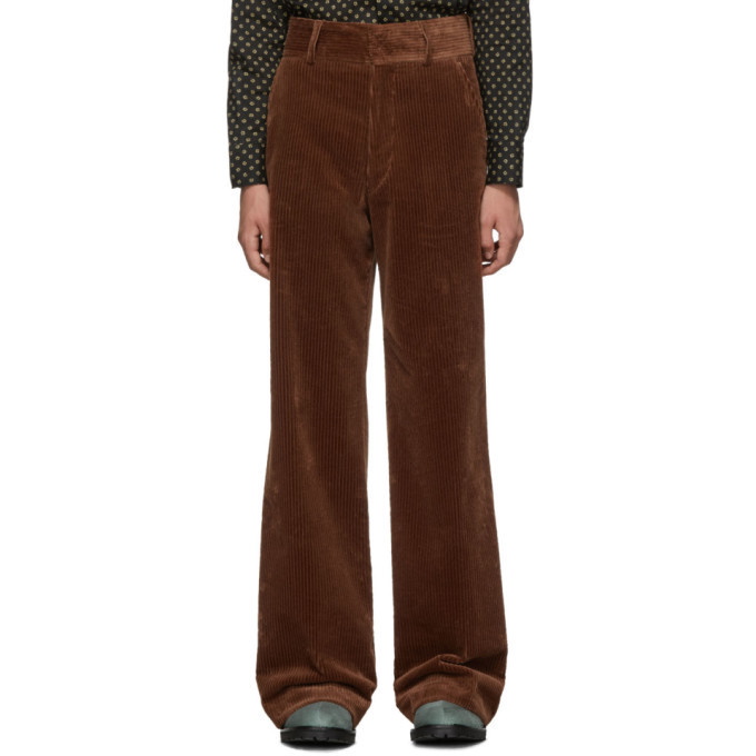 Photo: Dries Van Noten Brown Prell Trousers