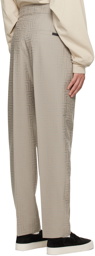 Fear of God Taupe Tapered Trousers