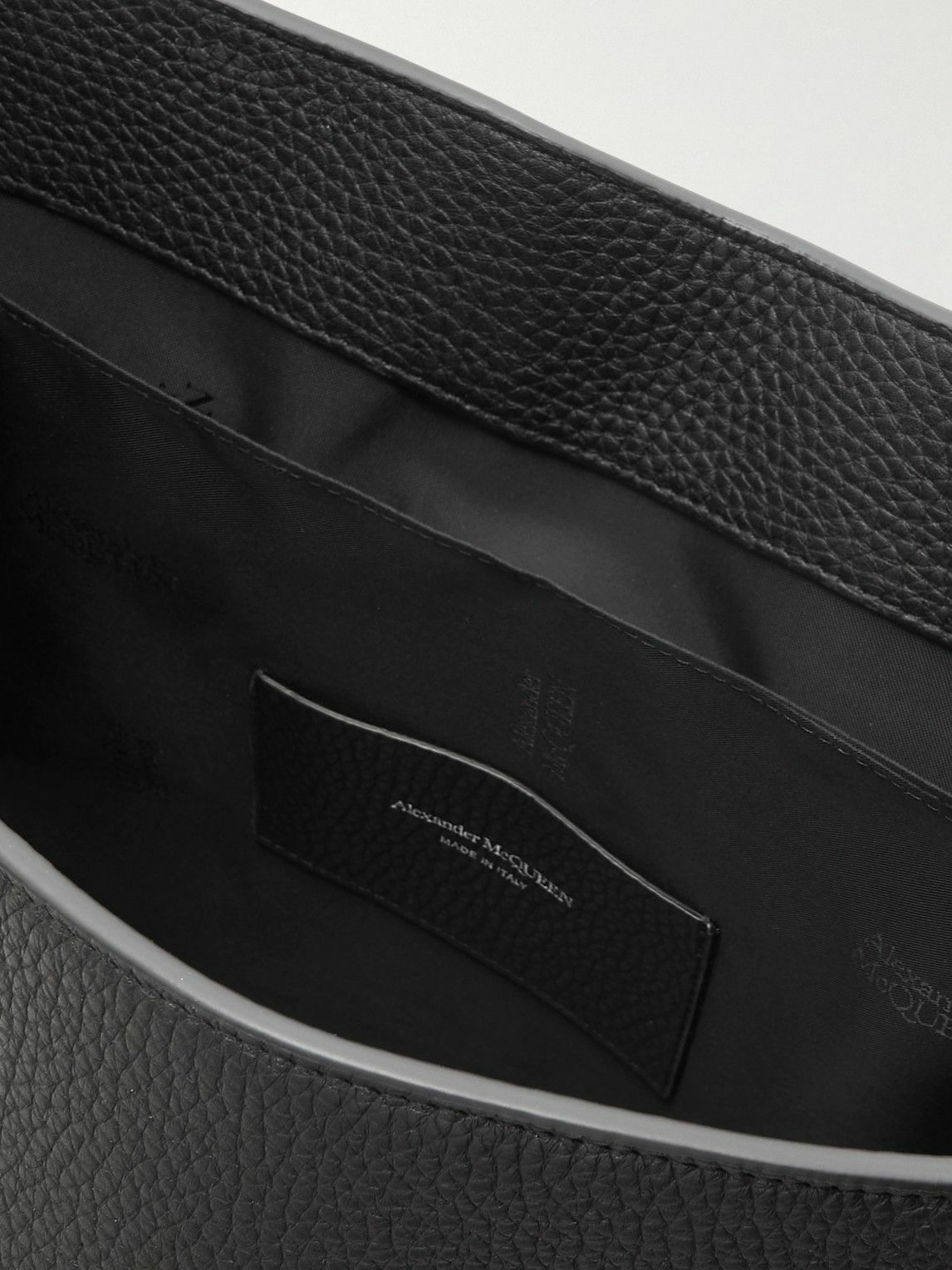 Alexander McQueen - The Edge Full-Grain Leather Backpack Alexander