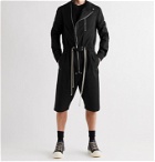 RICK OWENS - Gary Slim-Fit Organic Cotton-Blend Poplin Jumpsuit - Black