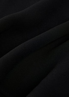 Reformation Dorthea Georgette top Black