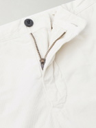 Slowear - Straight-Leg Cotton-Corduroy Trousers - White