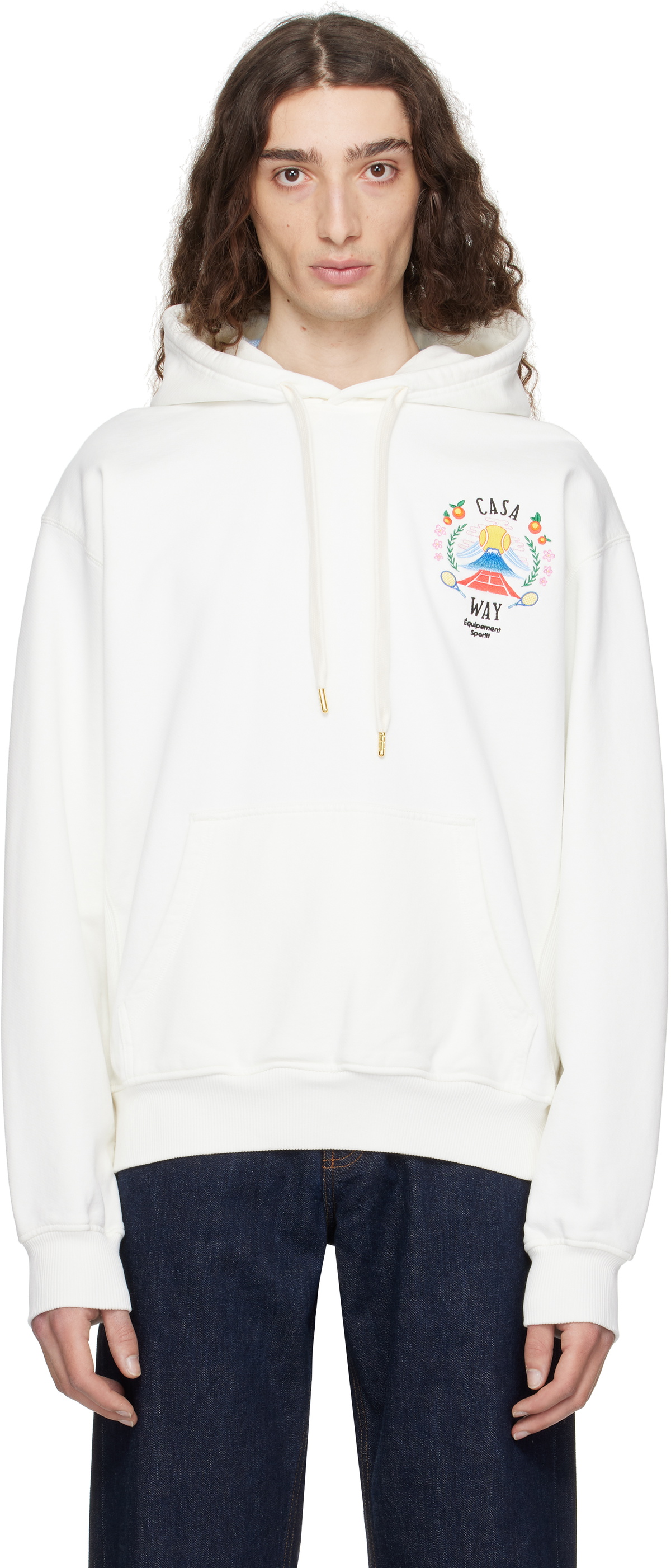 パーカー・フーディ Casablanca 'Casa Way Mountain' sweatshirt Casa Way Mountain Hooded Sweatshirt | Casablanca Paris