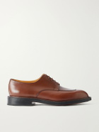 J.M. Weston - Half Hunt Leather Derby Shoes - Brown