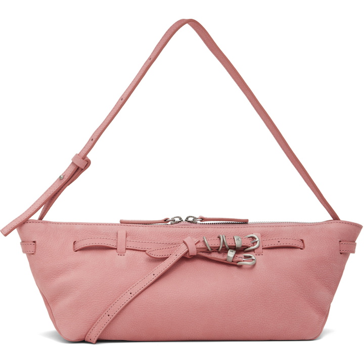 Photo: MARGESHERWOOD Pink Leather 'Grandma' Used Sling Bag