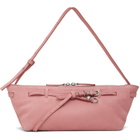 MARGESHERWOOD Pink Leather 'Grandma' Used Sling Bag