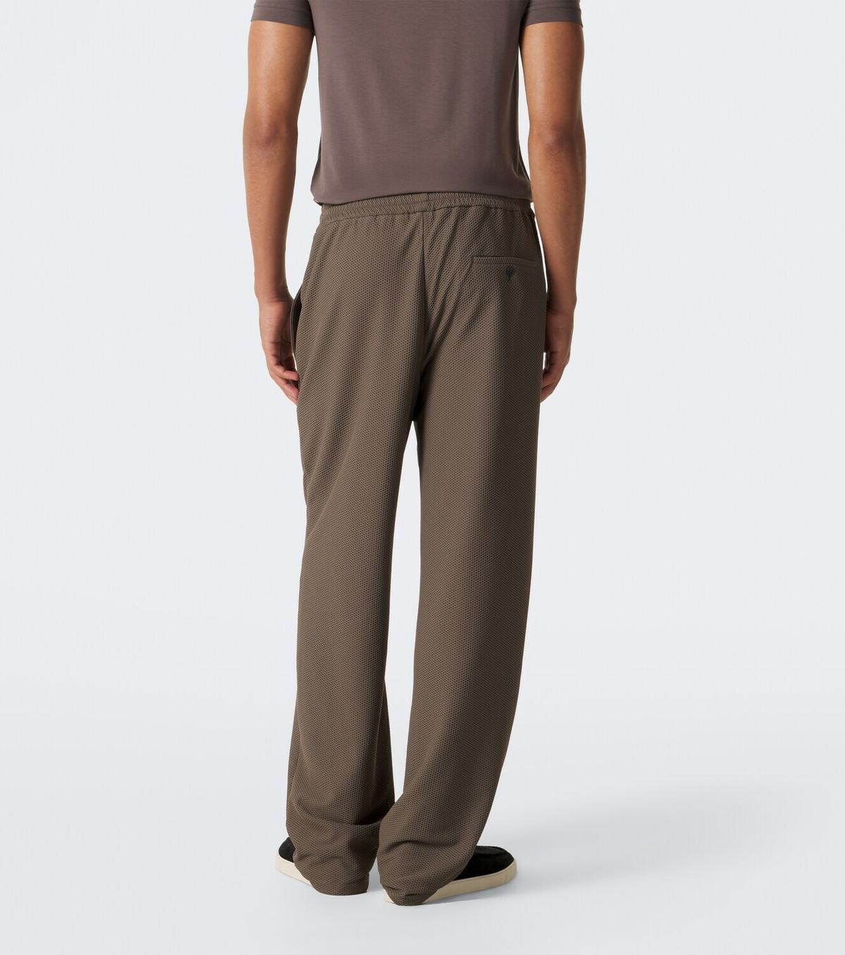 Giorgio Armani Waffle-knit straight pants