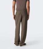 Giorgio Armani Waffle-knit straight pants