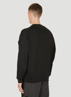 Compass Patch Sweatshirt in Black