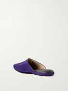 Charvet - Suede Slippers - Purple