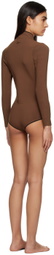 ABYSSE Brown Lotte One-Piece Wetsuit