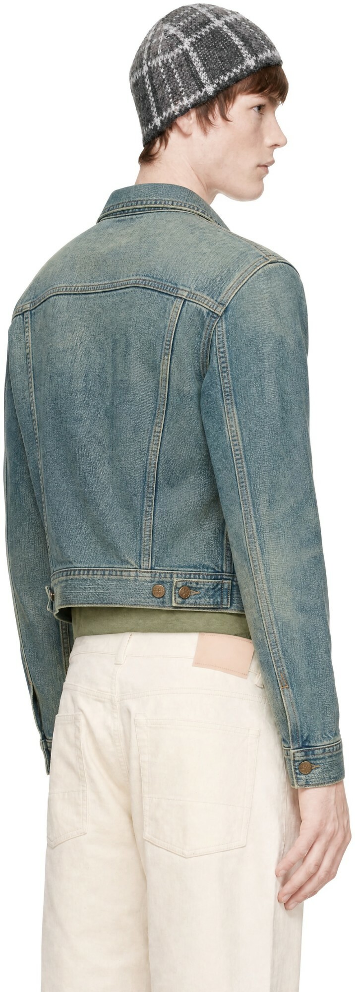 RRL Blue Indigo Denim Trucker Jacket