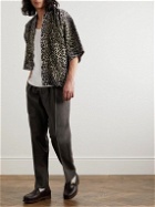 Visvim - Happy Leopard-Print Cotton-Blend Corduroy Kimono Jacket - Animal print