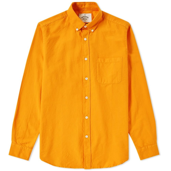 Photo: Portuguese Flannel Button Down Bellavista Oxford Shirt Orange