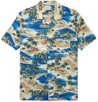 J.Crew - Camp-Collar Printed Slub Cotton Shirt - Men - Blue