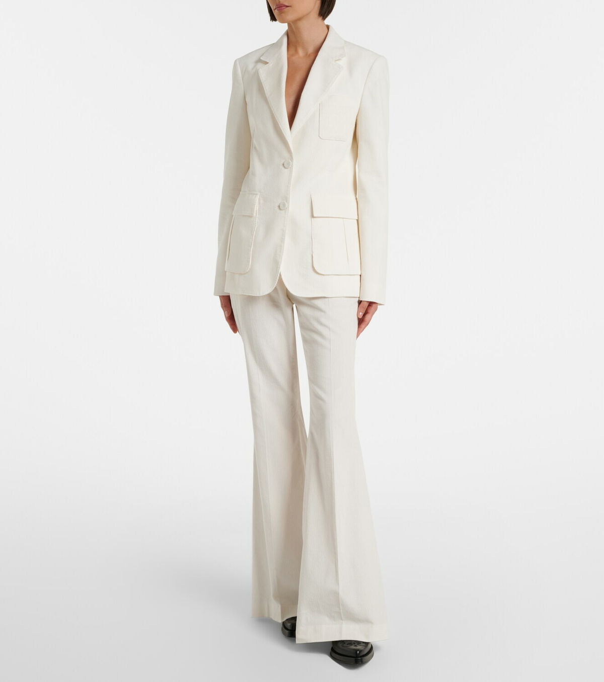 Gabriela Hearst Ianthe cotton corduroy wide-leg pants
