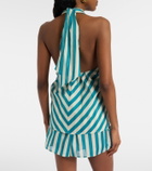 Eres Alter Ego striped cotton voile top