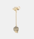 Alexander McQueen Skull crystal-embellished earrings