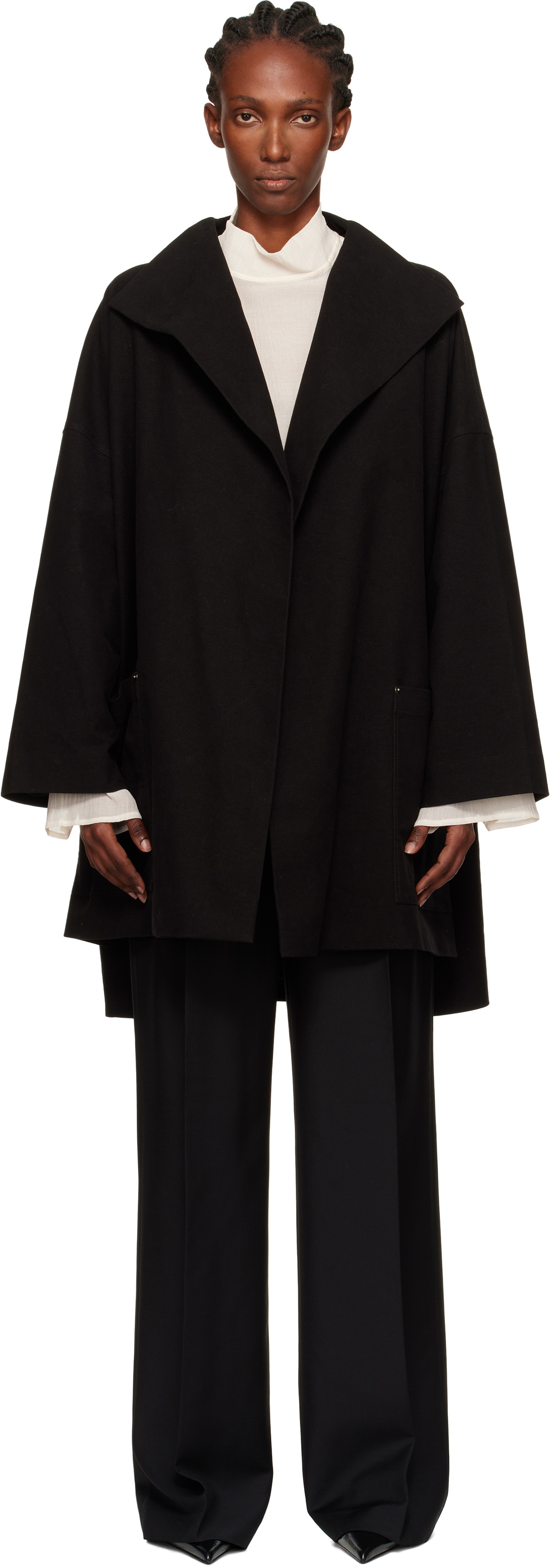 GIA STUDIOS Black Grace Coat