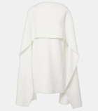 Roksanda Bridal Kaiya caped crêpe minidress