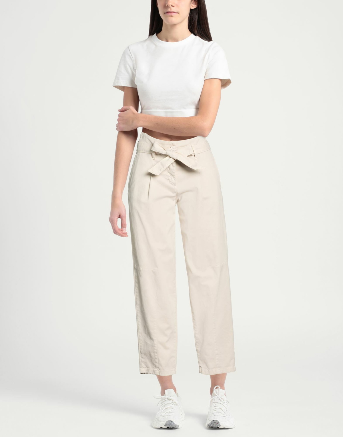 Manila Grace Womens Pants in Sand
