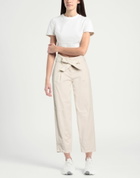 Manila Grace Womens Pants in Sand