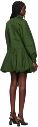 Renaissance Renaissance Green Normandy Minidress