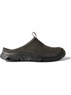 Salomon - RX Suede-Trimmed Leather Slip-On Sneakers - Brown