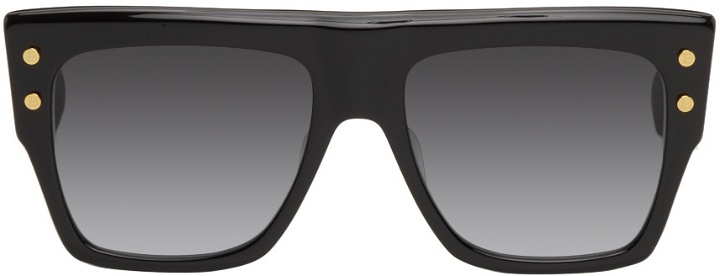 Photo: Balmain Black B-I Sunglasses