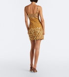 Là Fuori Maris sequined minidress