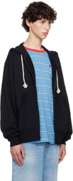 Acne Studios Black Zip Hoodie