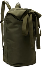 Simone Rocha Khaki Large Bow Tie Backpack