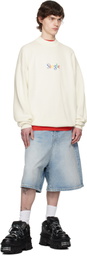 VETEMENTS Off-White 'Single' Sweater