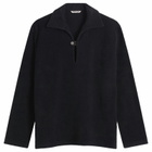 Auralee Women's Pile Shirt in Navy