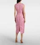 Emilia Wickstead Cappia floral-appliqué midi dress