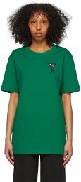 AMI Alexandre Mattiussi Green Puma Edition Cotton T-Shirt