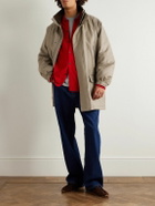 Auralee - Oversized Padded Wool Coat - Brown