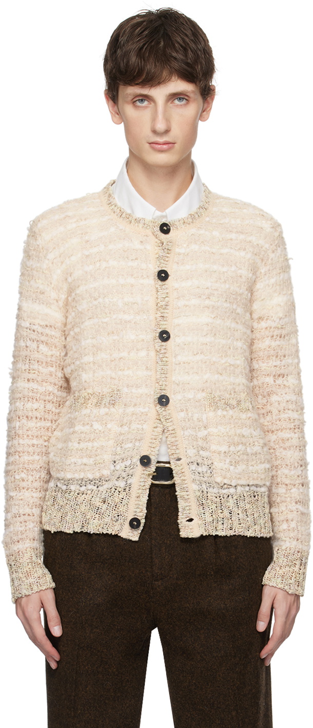 Ernest W. Baker Black & White Mottled Cardigan Ernest W. Baker