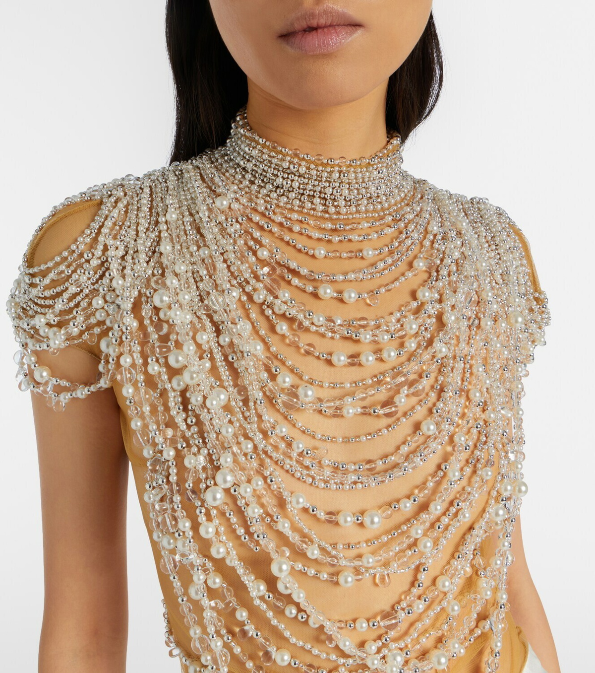 Clio Peppiatt Zsa Zsa embellished gown