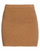 Wardrobe. nyc Womens Mini skirt in Camel