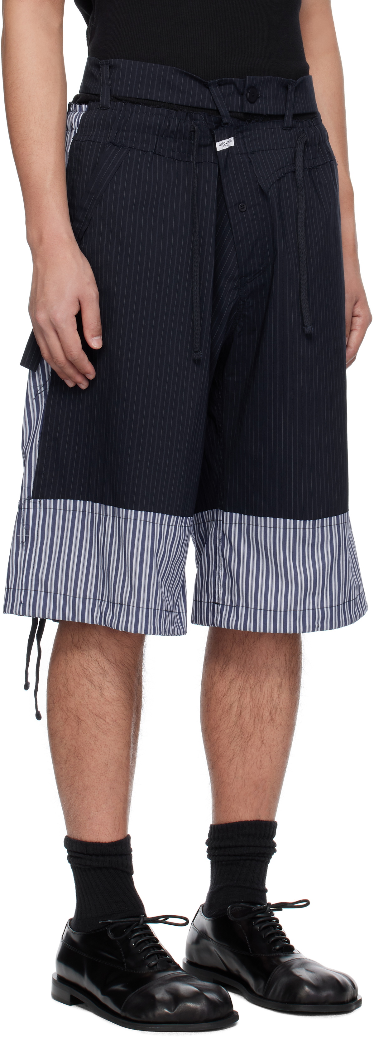 Ottolinger Navy Baggy Cargo Shorts