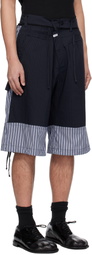 Ottolinger Navy Baggy Cargo Shorts