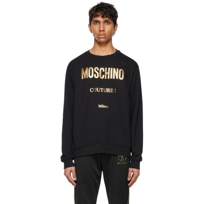 Photo: Moschino Black Couture Sweatshirt