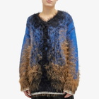 Y/Project Women's Hairy Gradient Sweater in Multi