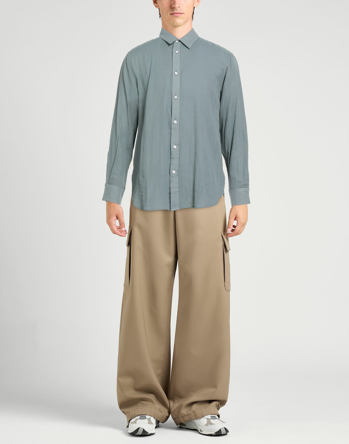 Rag & Bone Mens Shirt in Pastel blue