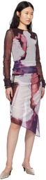 Birrot Burgundy Saranghae Maxi Skirt