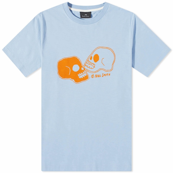 Photo: Paul Smith Men's Skulls T-Shirt in Blue