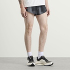 Nike Men's Aeroswift 2" Split Short in Black/Grey/Crimson