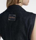 'S Max Mara Greta belted denim maxi dress