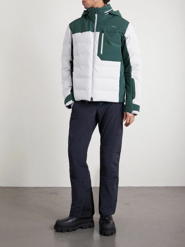 Photo: Kjus - Logo-Appliquéd Padded Hooded Down Ski Jacket - White